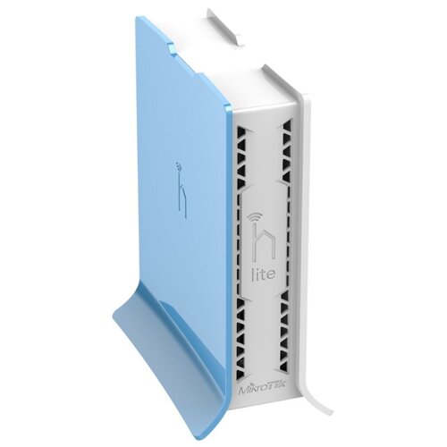 фото Wi-fi роутер mikrotik hap lite tower белый/голубой