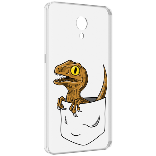 Чехол MyPads динозавр в кармане для Meizu M3 Note задняя-панель-накладка-бампер