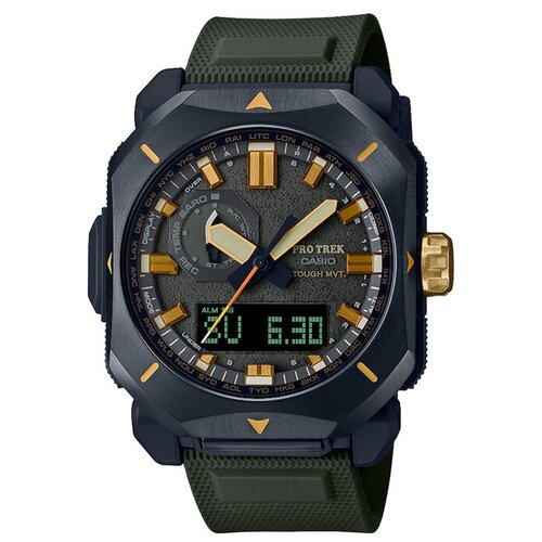 Наручные часы CASIO Pro Trek, хаки, черный наручные часы casio pro trek 78859 зеленый хаки