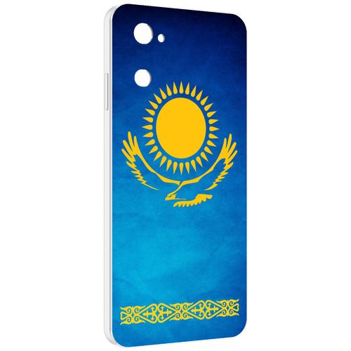 Чехол MyPads герб и флаг казахстана для UleFone Note 12 / Note 12P задняя-панель-накладка-бампер чехол mypads флаг герб армении для ulefone note 12 note 12p задняя панель накладка бампер