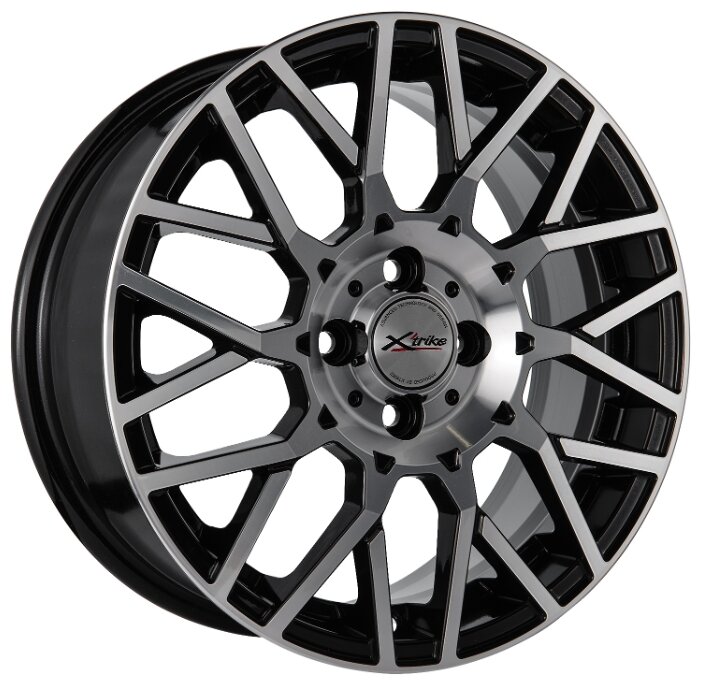 Колесный диск X'trike X-125 6.5x16/4x100 D60.1 ET48 BK/FP