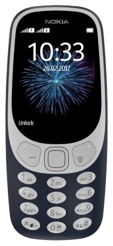 Nokia 3310(2017) Black - кнопочный телефон с 2-мя SIM-картами