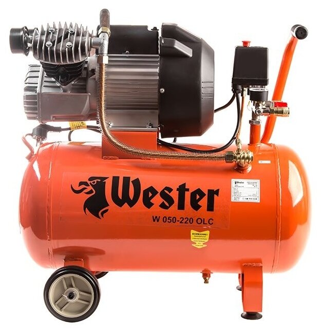 Компрессор масляный Wester W 050-220 OLC, 50 л, 2.2 кВт