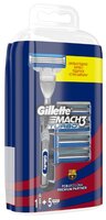 Бритвенный станок Gillette Mach3 Turbo сменные лезвия: 3 шт.