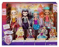 Набор кукол Ever After High Эппл Уайт, Рэйвен Квин, Меделин Хеттер и Эшлин Элла, 23-26 см, 5678