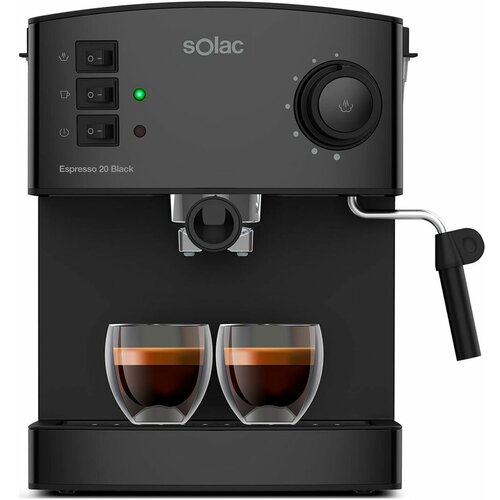 Кофемашина Solac Espresso 20 Bar Black кофеварка solac espresso 20 bar black