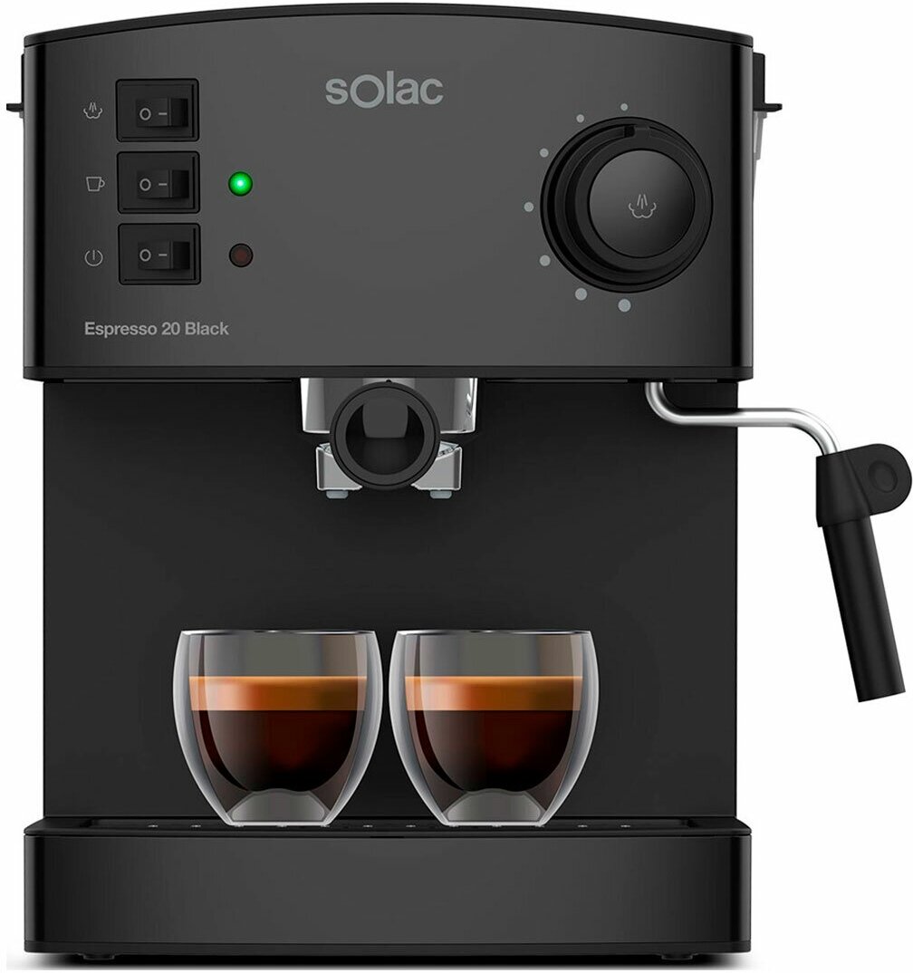 Кофемашина Solac Espresso 20 Bar Black