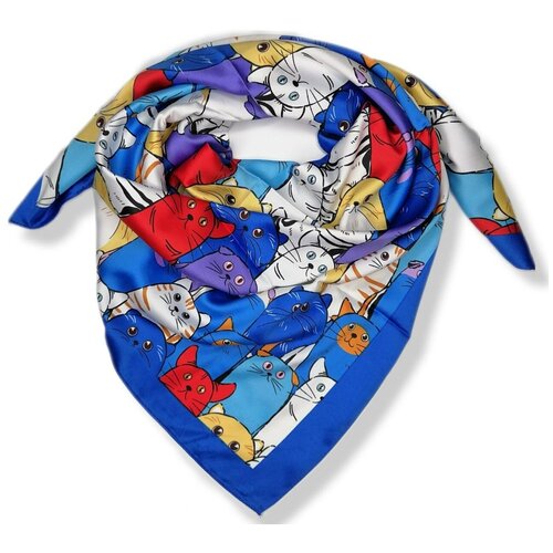 фото Платок ls dulаnna,87х87 см, синий