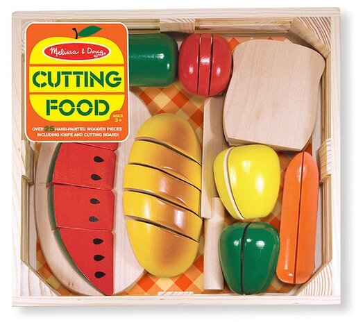 Набор продуктов с посудой Melissa & Doug Cutting Food 487