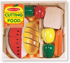 Набор продуктов с посудой Melissa & Doug Cutting Food 487 разноцветный