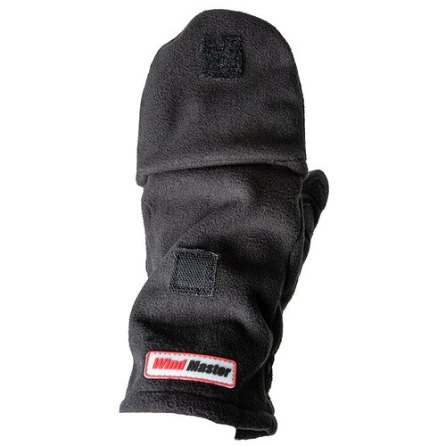 фото Перчатки-варежки higashi wind master, windstopper, черные
