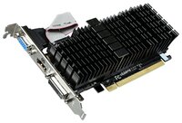 Видеокарта GIGABYTE GeForce GT 710 954Mhz PCI-E 2.0 1024Mb 1800Mhz 64 bit DVI HDMI HDCP Silent