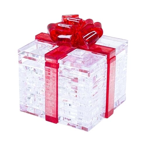 3D-пазл Crystal Puzzle Подарок (90132), 20 дет. 3d пазл crystal puzzle карусель розовая 91209 83 дет 19 см