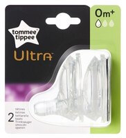 Соска Tommee Tippee Ultra силиконовая 0м+ 2шт.