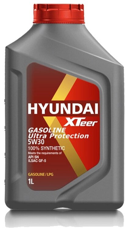 Моторное масло Hyundai XTeer Gasoline Ultra Protection 5W-30 (1л) HY-5W30-ULT-1L