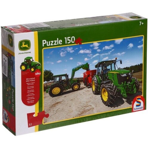 Schmidt Пазл John Deere «Тракторы», с подарком, 150 элементов