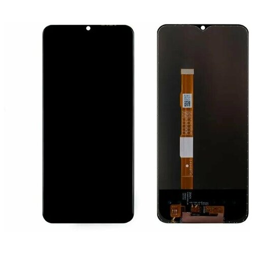Дисплей для смартфона Vivo Y53s (4G) в сборе с тачскрином черный, 1 шт.