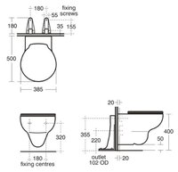 Унитаз Ideal STANDARD Space E717401