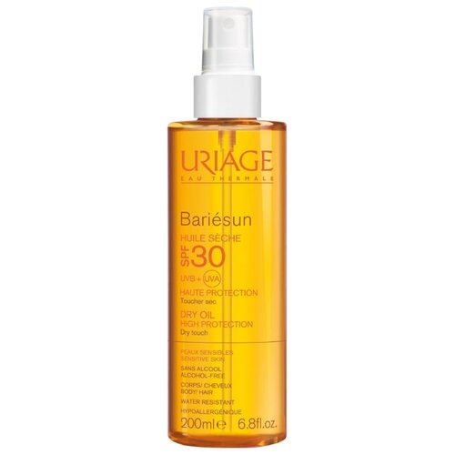 фото Uriage bariesan сухое масло-спрей spf 30 200 мл