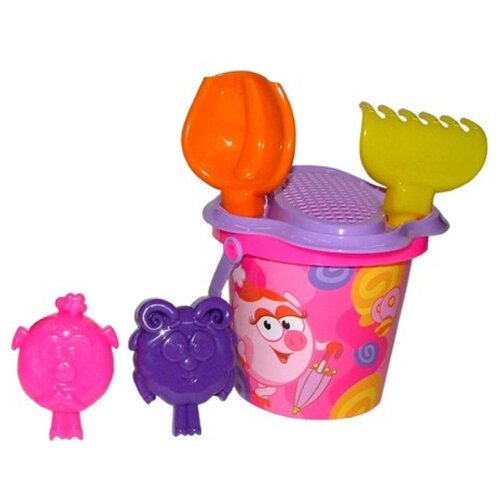 фото Набор полесье смешарики xii 0047 желтый/розовый/оранжевый