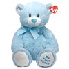 Мягкая игрушка TY Classic Медвежонок My first Teddy голубой 20 см - изображение