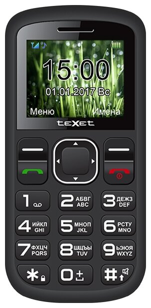 Телефон teXet TM-B220 , черный