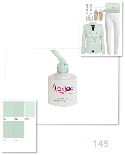 Lorilac Гель-лак Gel Polish, 10 мл, 35 г, 145