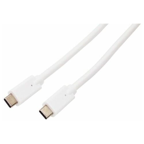 Кабель USB Type-C 3.1 Filum FL-C-U31-CM-CM-1M 1 м, USB 3.1, белый, 3A, разъемы: USB A Type-C - USB Type-C, пакет кабель для зарядки смартфона usb a type c 3a 1m hoco 1m x24 белый для android