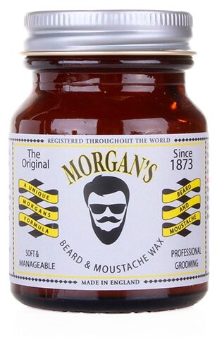 Morgans Воск для бороды и усов Beard and Moustache Wax, 50 мл