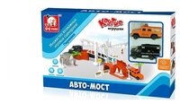 S+S Toys Авто-мост коричневый/черный/белый