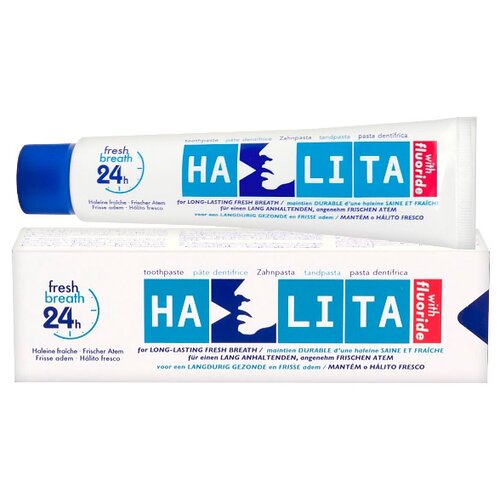 Зубная паста Dentaid Halita с фтором, 75 мл, 100 г dentaid зубная паста halita 75 мл