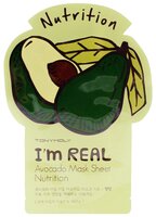 TONY MOLY тканевая маска I’m Real Avocado 21 г 1 шт. саше