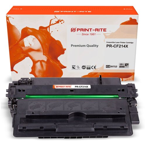 Картридж Print-Rite PR-CF214X 17500стр Черный print rite картридж совместимый принтрайт print rite pr cb436a cb436a черный 2k