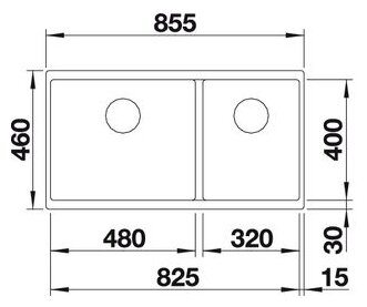 SUBLINE 480/320-U InFino серый беж мойка - фотография № 11