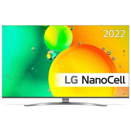 Телевизор LG 43NANO786QA, 43, 3840x2160, DVB-T2/C/S/S2, HDMI 3, USB 2, Smart TV, серебристый