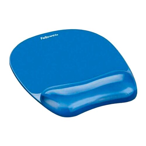 фото Коврик fellowes blue crystal mousepad/wristrest fs-91141/fs-91441 голубой