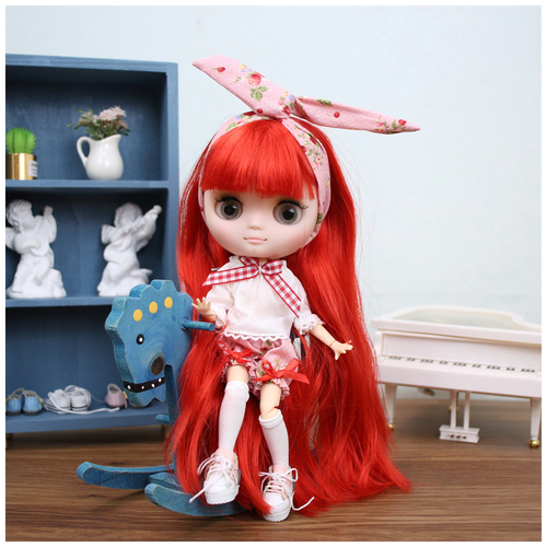 Кукла Блайз (Blythe) Мика/ шарнирная подставка для куклы блайз blythe toysfabric подставка деревянная из бука