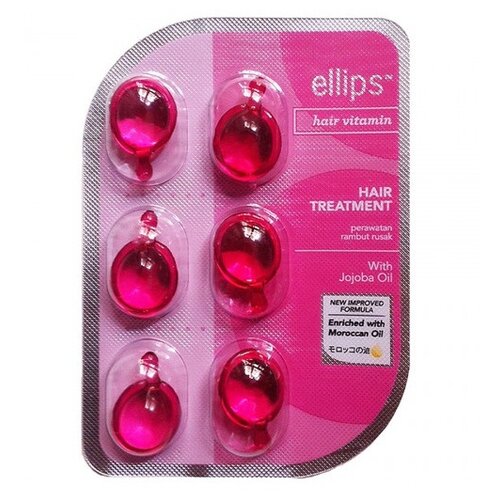 Ellips Hair Vitamin масло Hair Treatment для сильно поврежденных волос, 6 мл, 6 шт., ампулы ellips hair vitamin масло pro keratin complex smooth