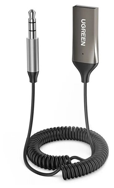 Аксессуар Ugreen CM309 Bluetooth 5.0 Car Receiver Aux with Mic Audio Adapter Black 70601