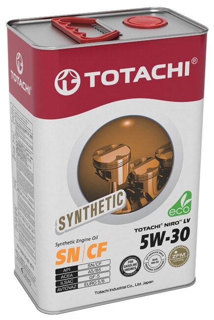 Моторное масло TOTACHI NIRO LV Synthetic 5W-30 4 л