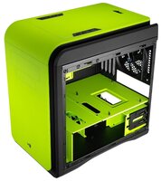 Компьютерный корпус AeroCool Dead Silence Cube Green Window Edition