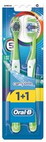 Зубная щетка Oral-B Комплекс Пятисторонняя чистка синий / синий 2 шт