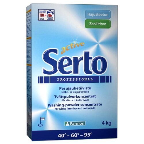 фото Стиральный порошок kiilto serto