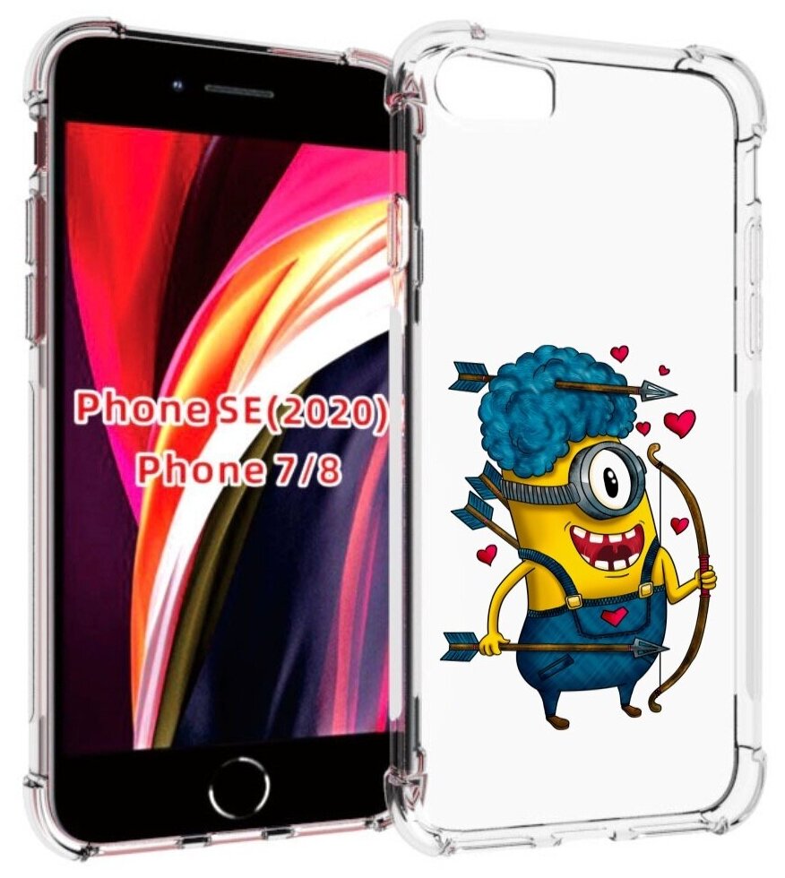 Чехол MyPads Миньон купидон для iPhone 7 4.7 / iPhone 8 / iPhone SE 2 (2020) / Apple iPhone SE3 2022 задняя-панель-накладка-бампер