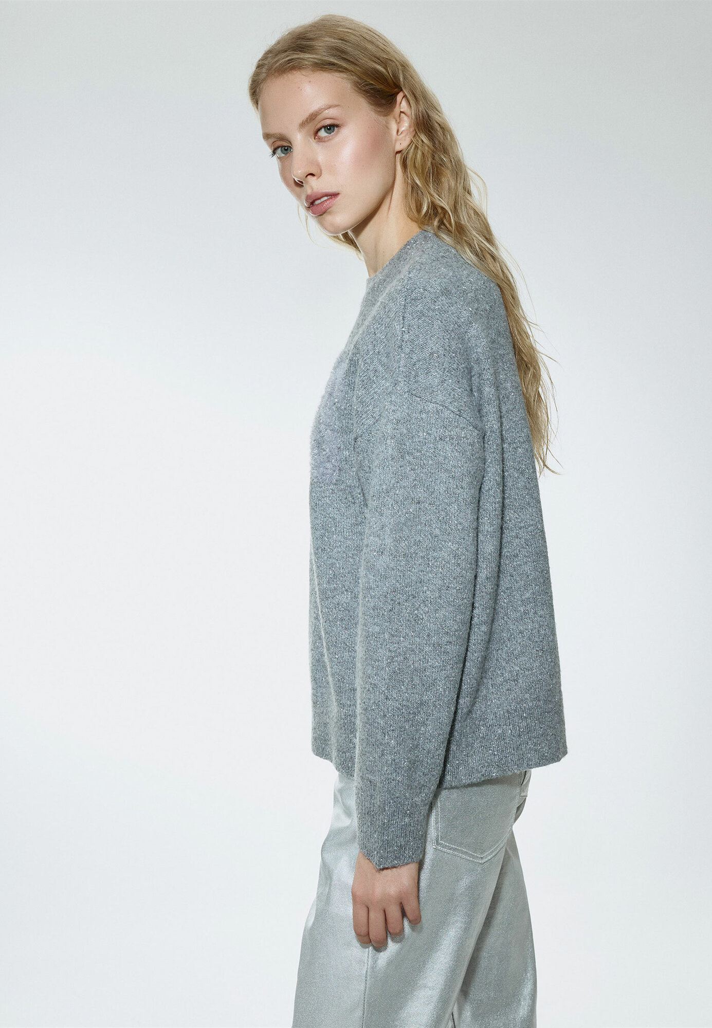 Джемпер Sela, размер S INT, темно-серый — фото 1