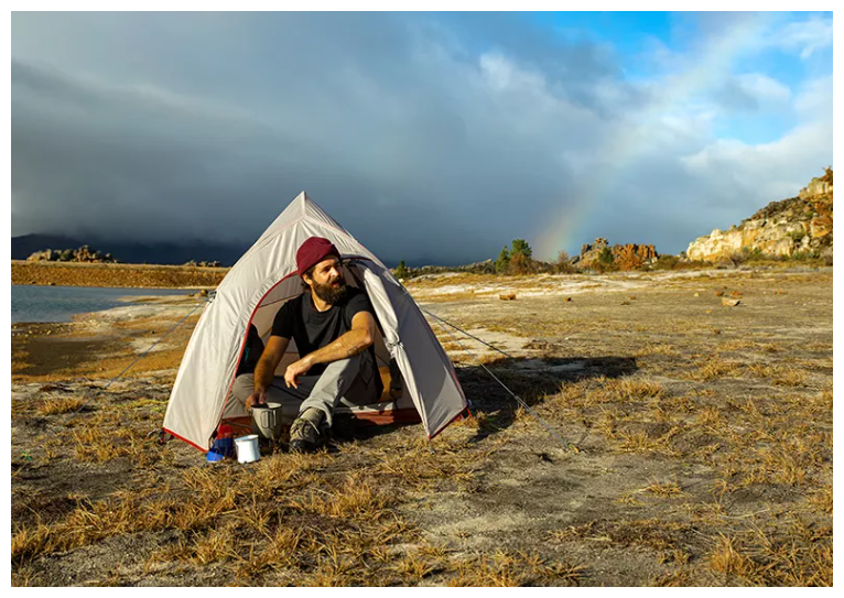 Палатка Naturehike Cloud Up Si 1-местная, алюминиевый каркас, сверхлегкая, серо-красный