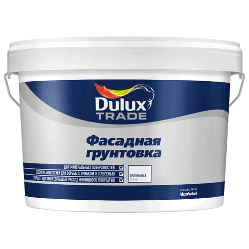 фото Грунтовка dulux фасадная 10 л