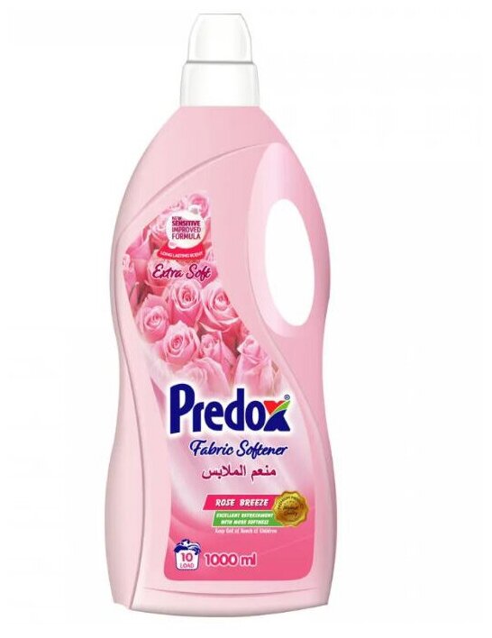 Кондиционер для белья Predox Розовый бриз 1л Predo Saglık Urunleri - фото №1