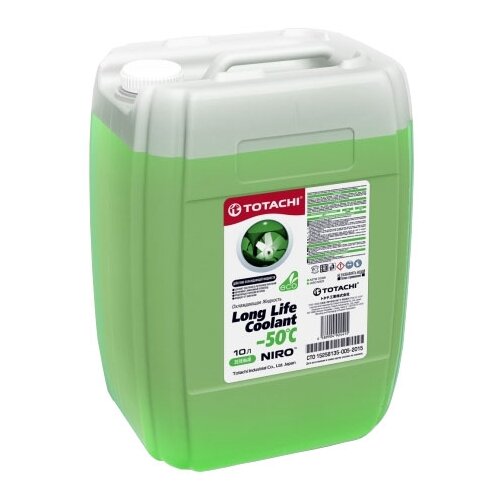 Жидкость охлаждающая Totachi NIRO LLC GREEN -50 C, 10 л