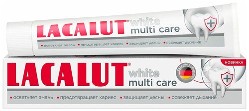 Lacalut white multi care зубная паста, 60 г